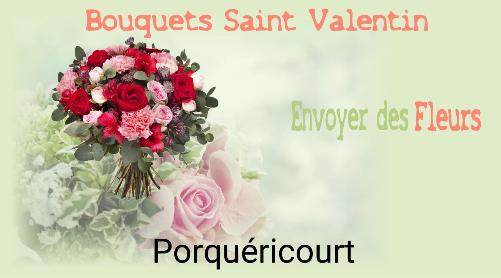 Roses de Saint-Valentin livrées à Porquéricourt